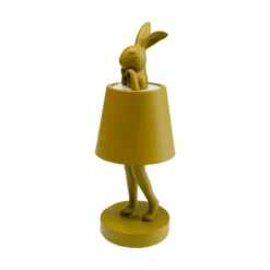 KARE LED-Akkutischleuchte Animal Rabbit, grün, IP54, 29cm