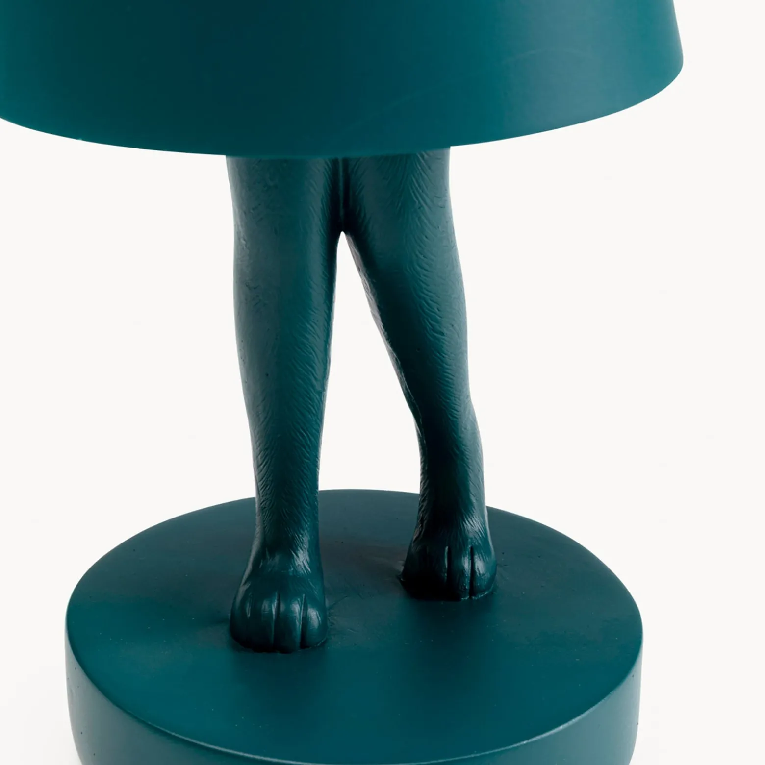 KARE LED-Akkutischleuchte Animal Rabbit, petrol, IP54, 29cm