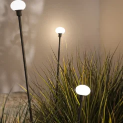 Karman LED-Erdspießlampe MINUIT, Höhe 210 cm, schwarz, IP65