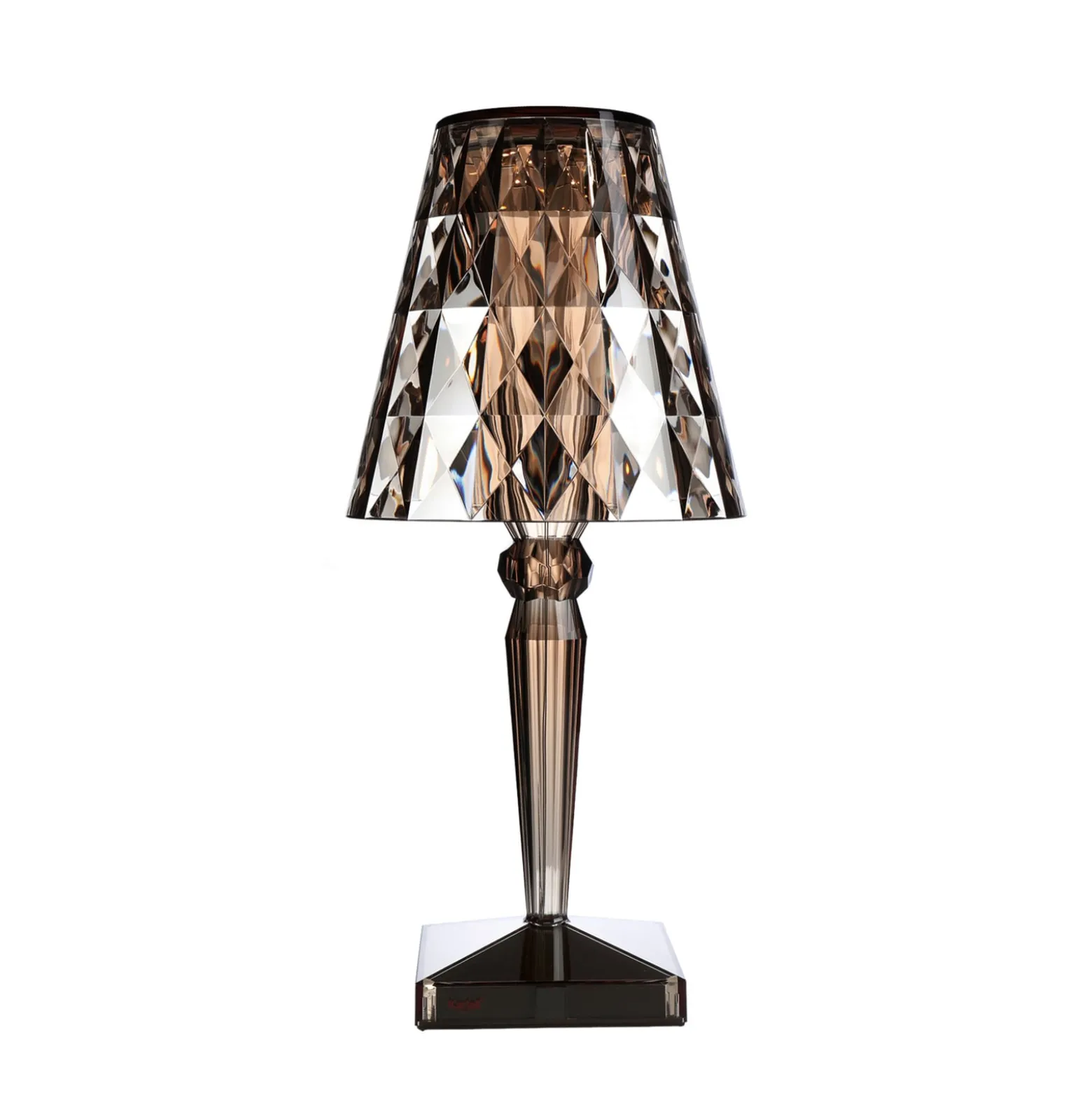 Kartell Big Battery - Tischlampe IP54, cola