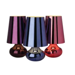 Kartell Cindy LED-Tischleuchte, pink metallic
