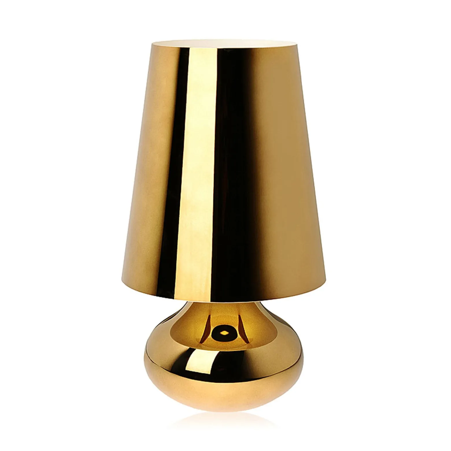 Kartell Cindy LED-Tischleuchte dunkelgold metallic