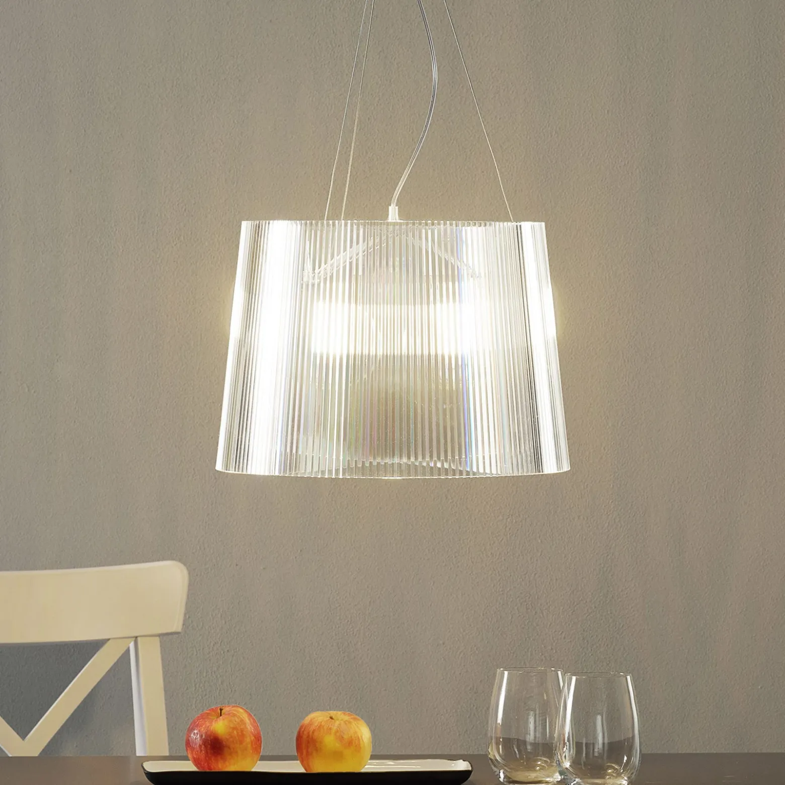 Kartell Gè - LED-Pendellampe, transparent