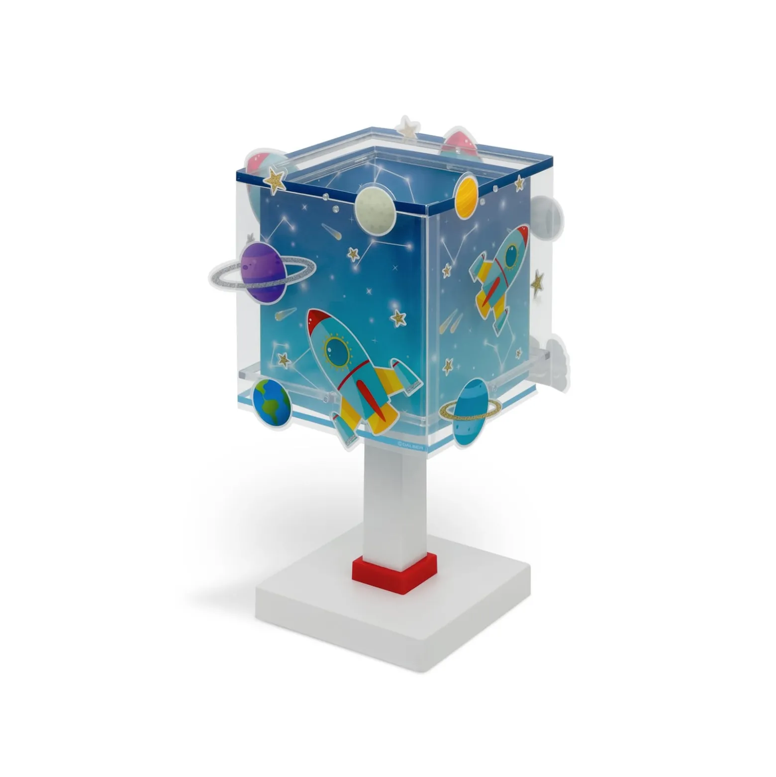 Kinder-Tischlampe Rocket, G4, Breite 14 cm