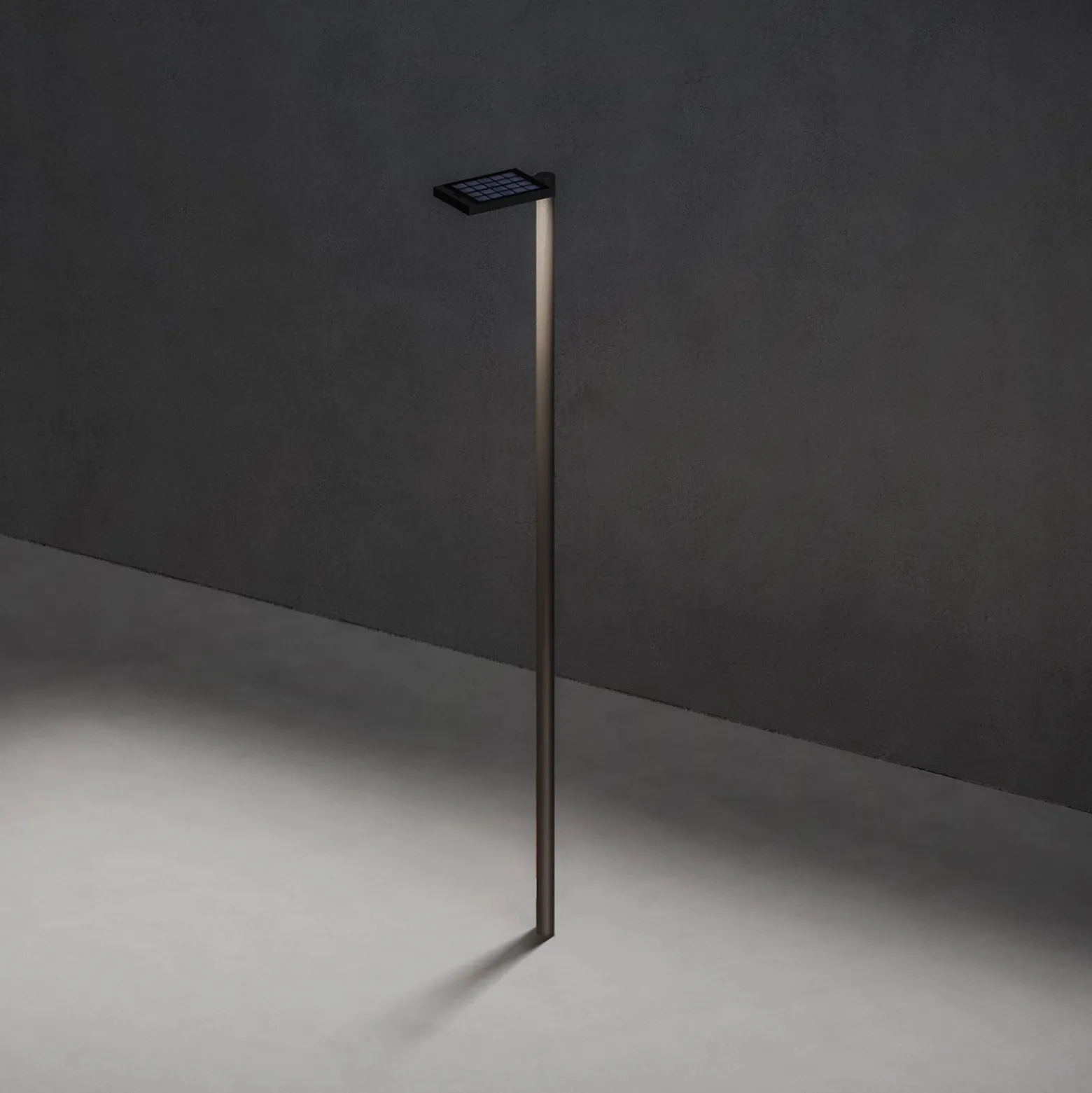 KLEWE LED-Solarleuchte LINK ohne Mast, anthrazit, IP65