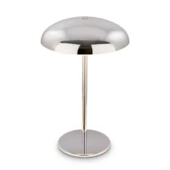 LED-Akku-Tischlampe Brilo unplugged Caxa 30 cm, chrom