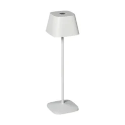 LED-Akku-Tischleuchte Capri, Höhe 36 cm, weiß, IP54