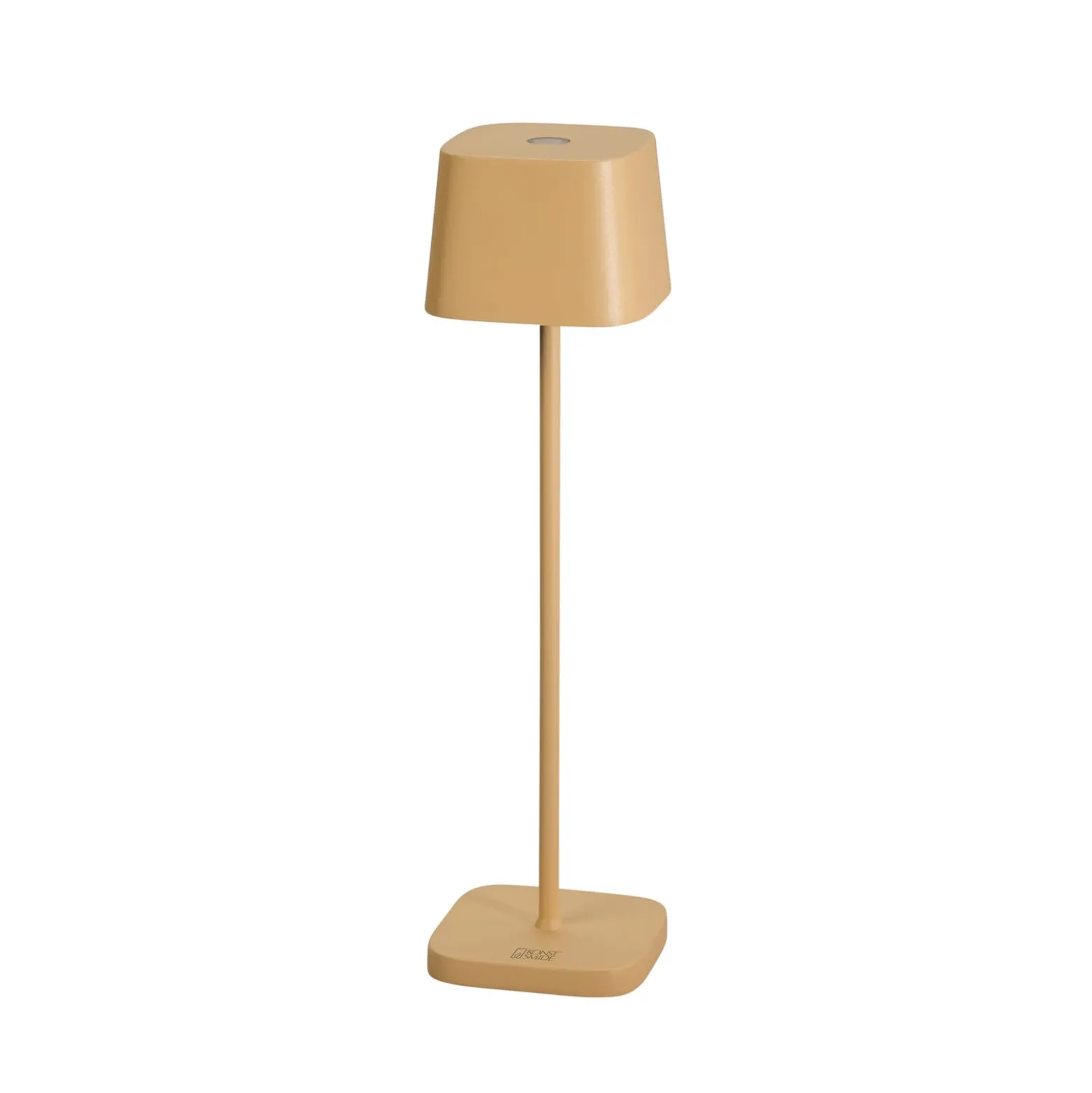 LED-Akku-Tischleuchte Capri, Höhe 25 cm, sandfarben, IP54