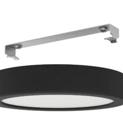 LED-Anbaupanel Fueva 5 IP20 830 schwarz Ø16cm