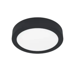 LED-Anbaupanel Fueva 5 IP20 830 schwarz Ø16cm