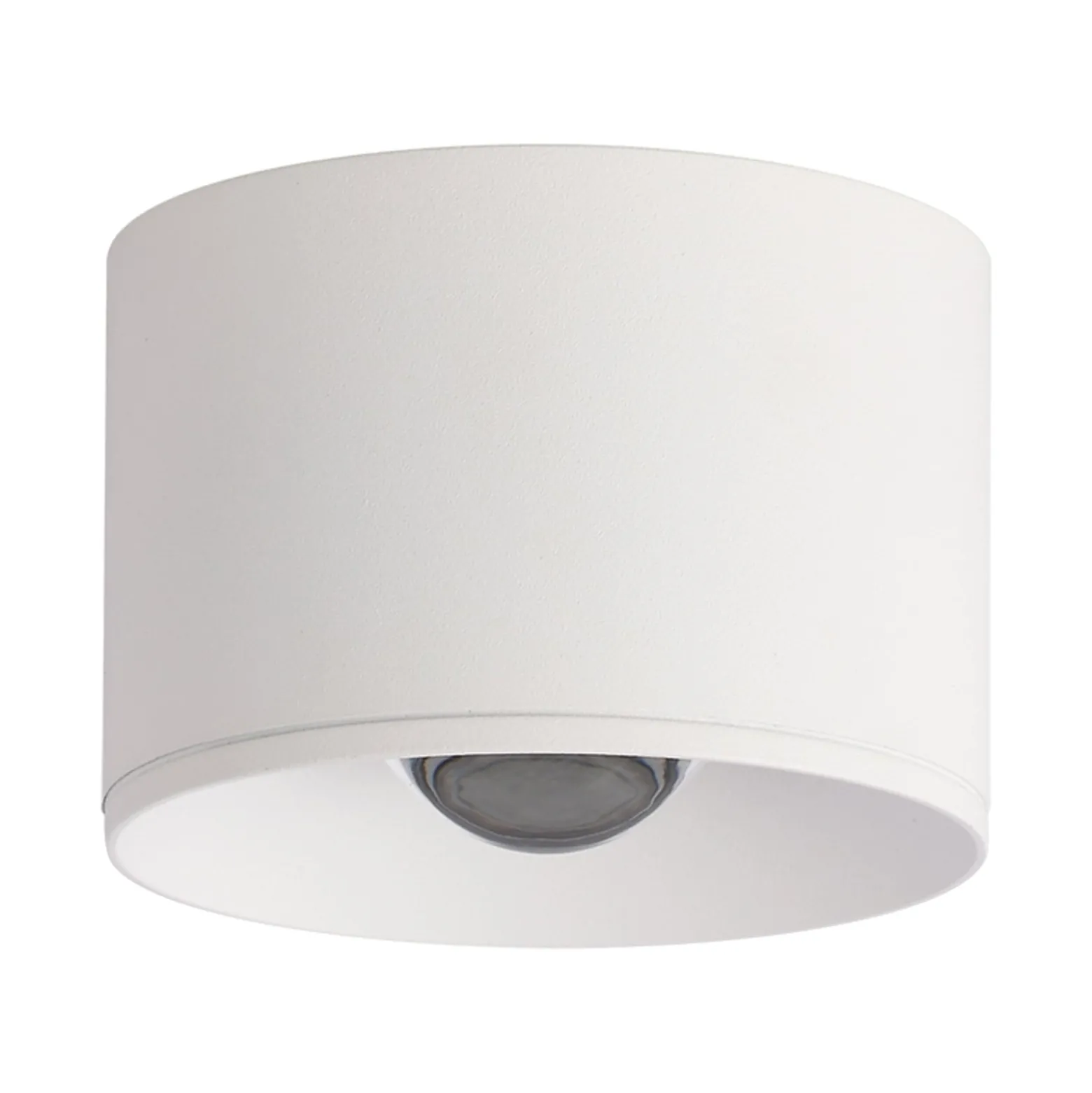 LED-Außen-Deckenspot S132, Ø 8 cm, sandweiß