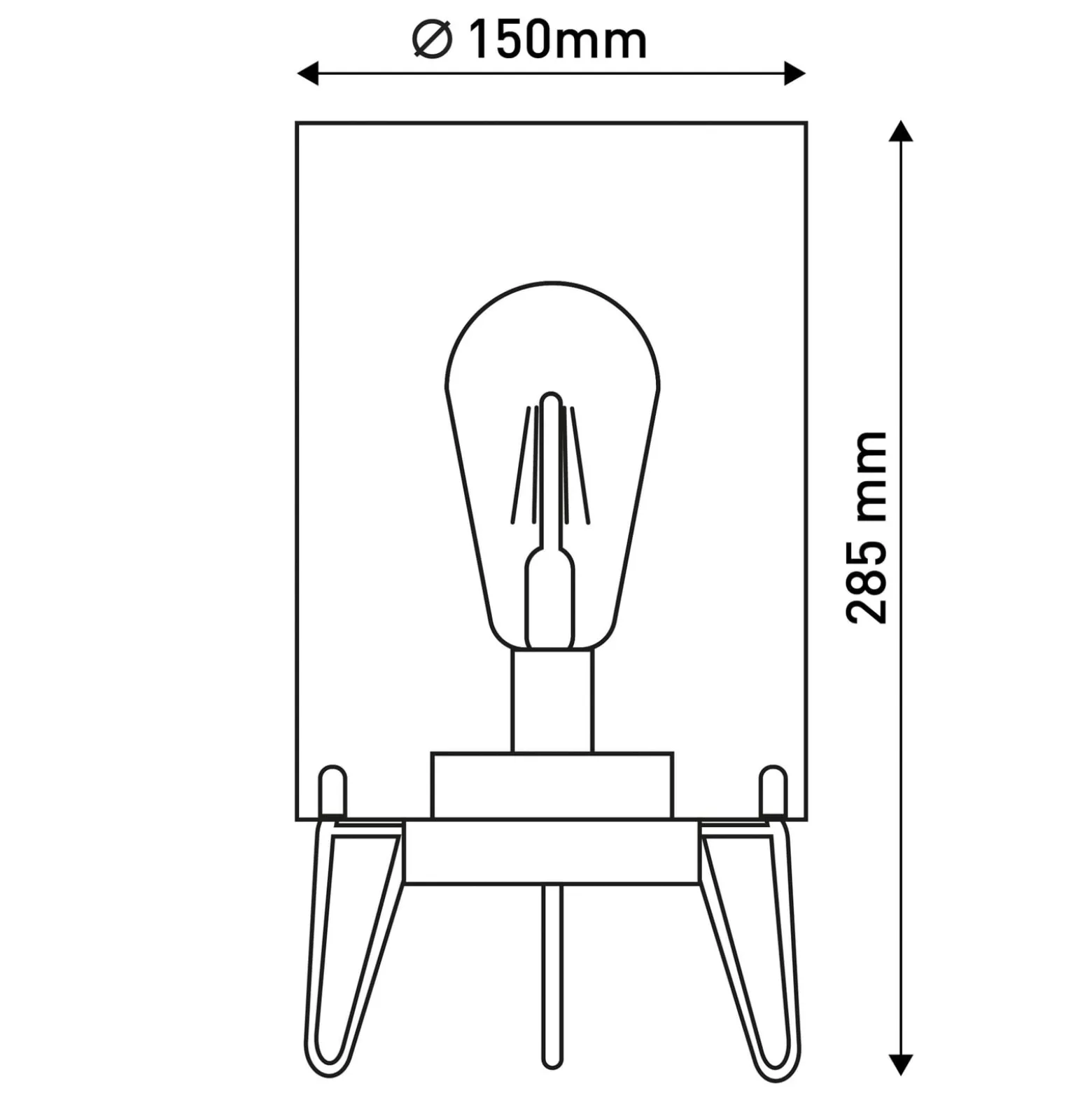 LED-Außendekoleuchte Lonna, Batterie, Glas, Metall