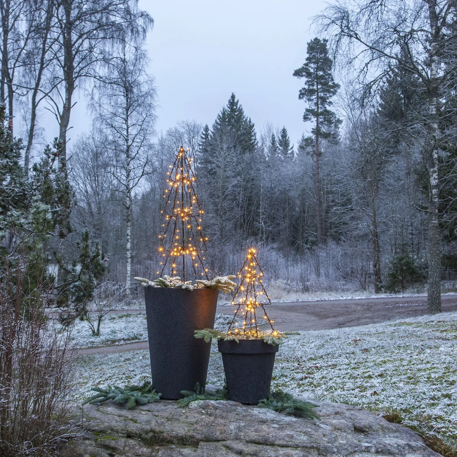LED-Außendeko Light Tree Foldy, Höhe 90 cm