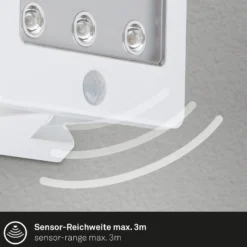 LED-Außenstrahler Kollig mit Sensor, IP54, weiß