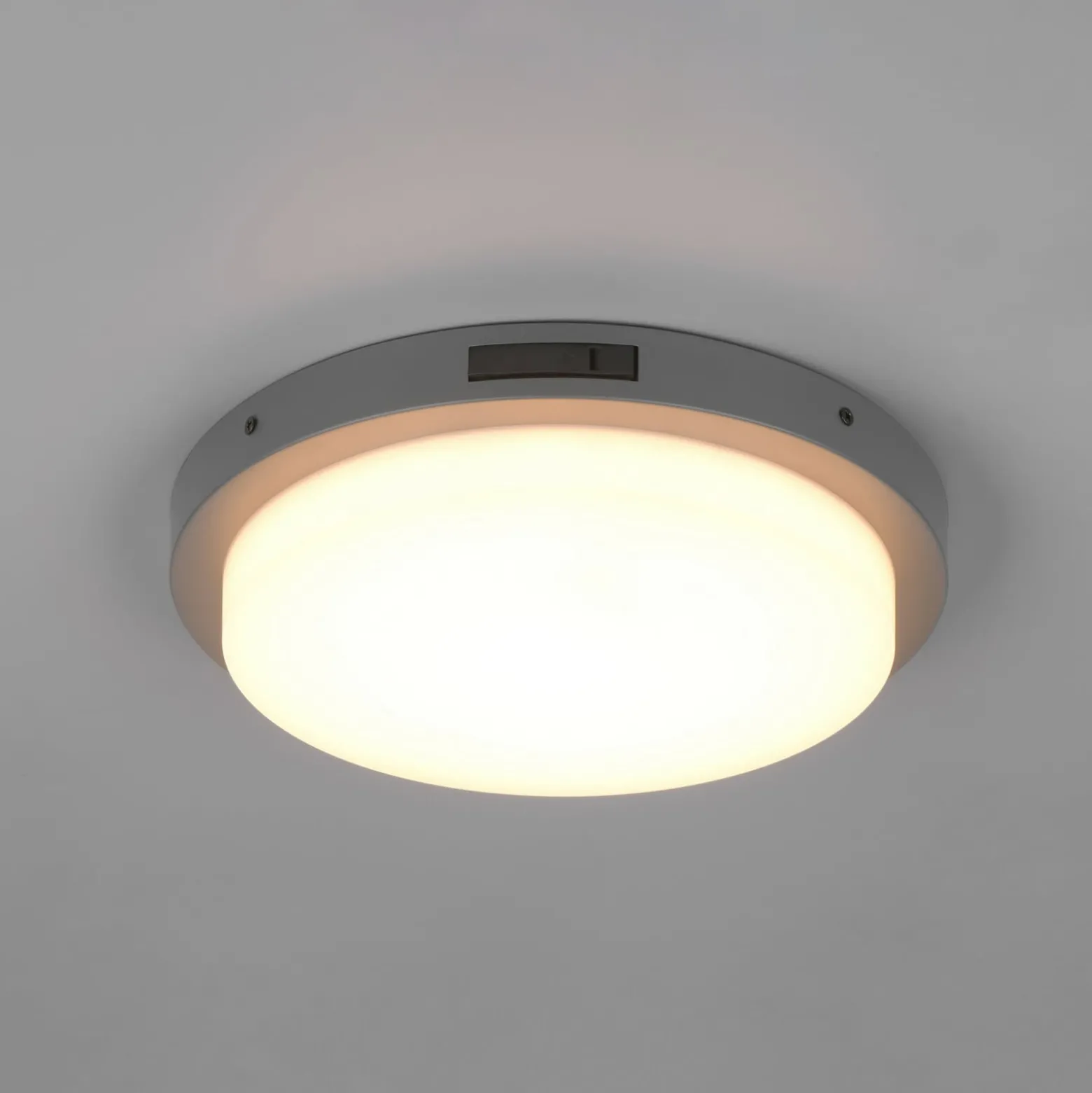 LED-Außenwandleuchte Bermejo, rund, Sensor, CCT, anthrazit
