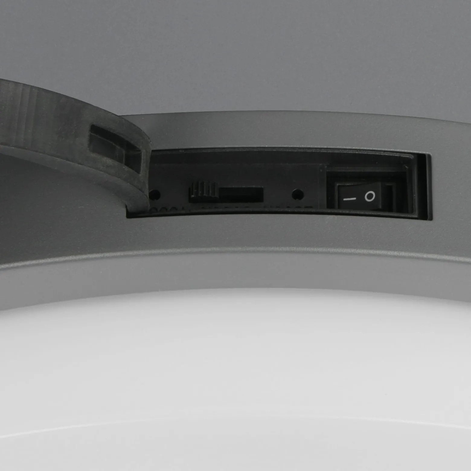 LED-Außenwandleuchte Bermejo, rund, Sensor, CCT, anthrazit