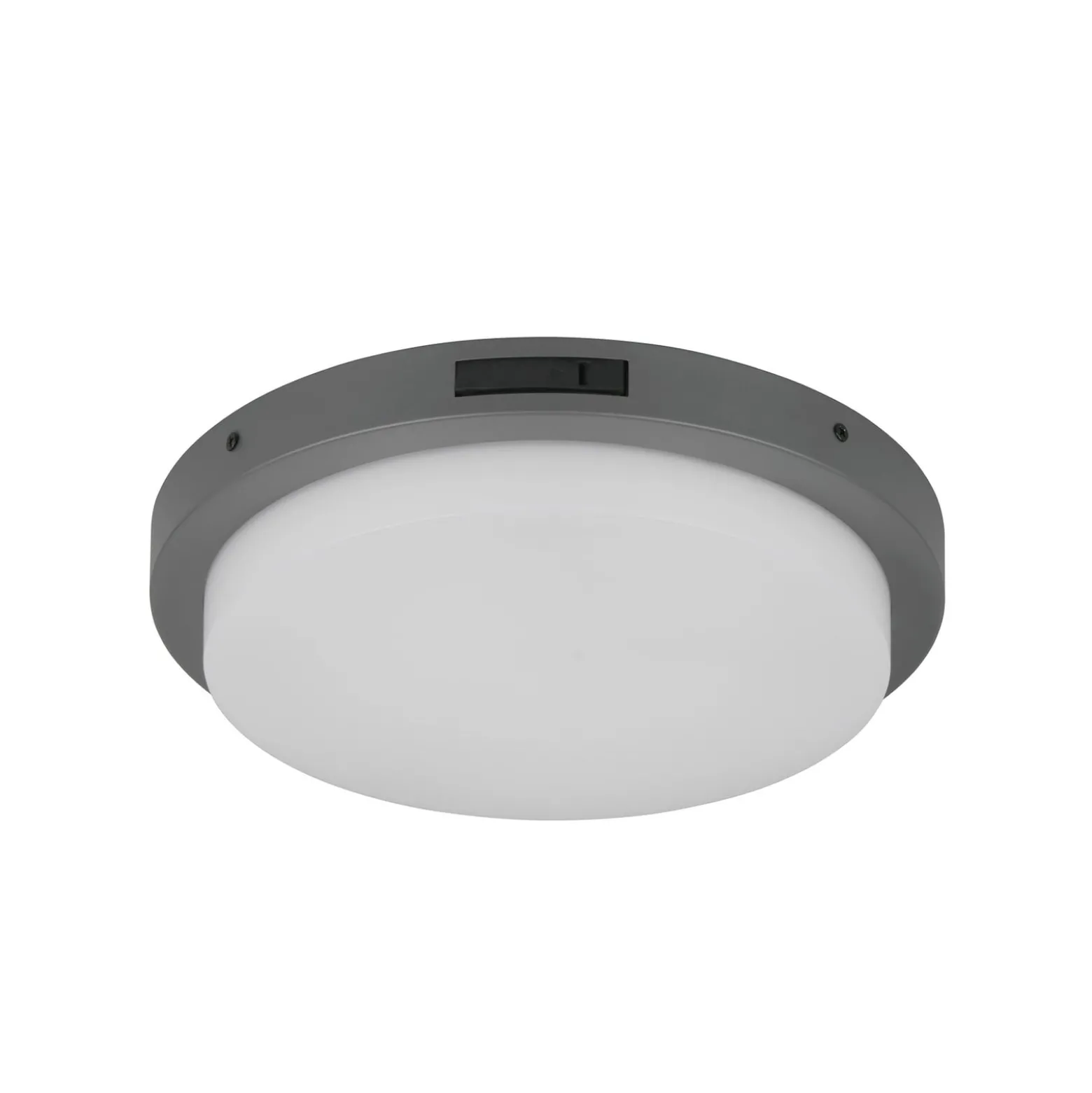 LED-Außenwandleuchte Bermejo, rund, Sensor, CCT, anthrazit