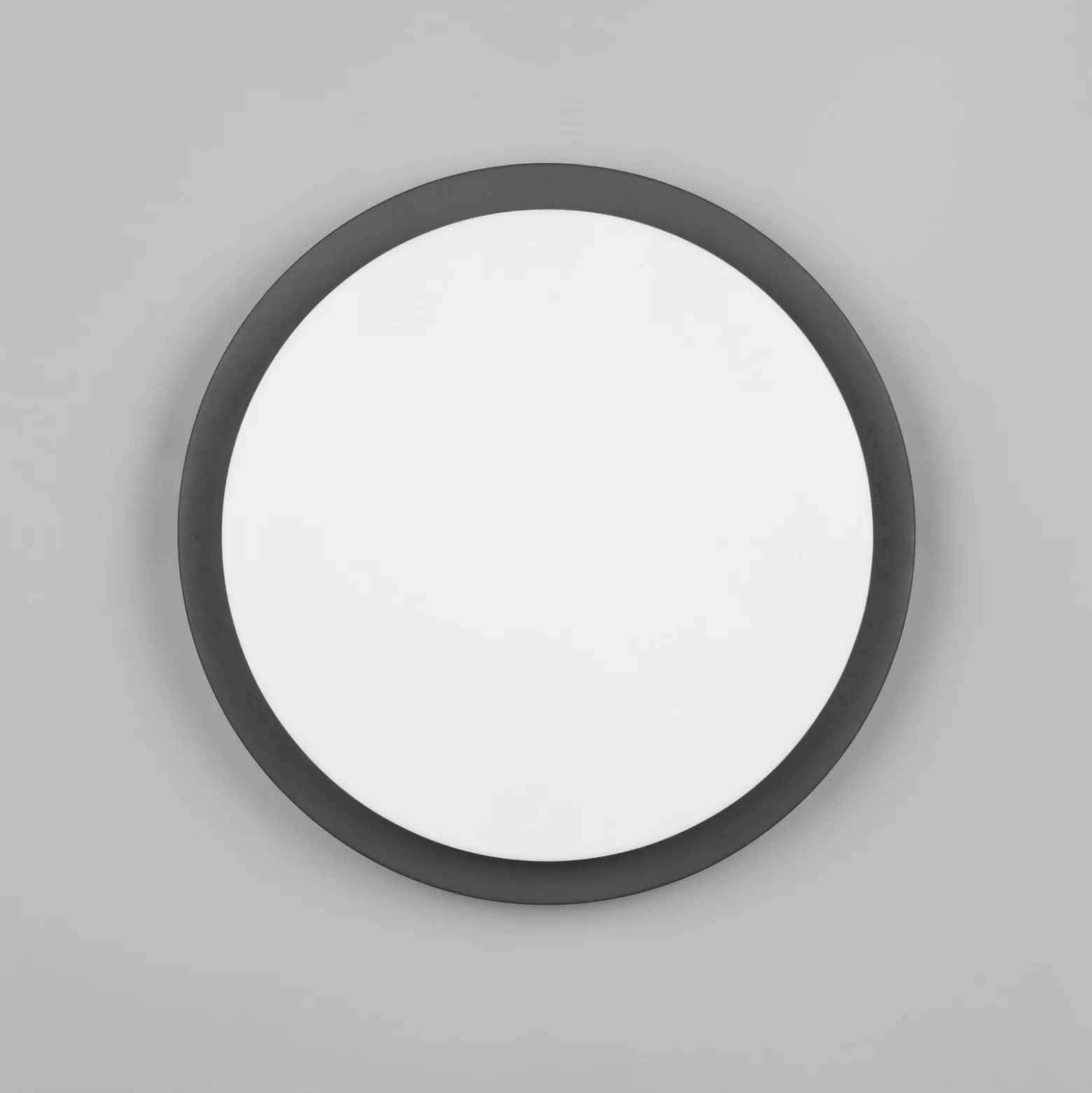 LED-Außenwandleuchte Bermejo, rund, Sensor, CCT, anthrazit