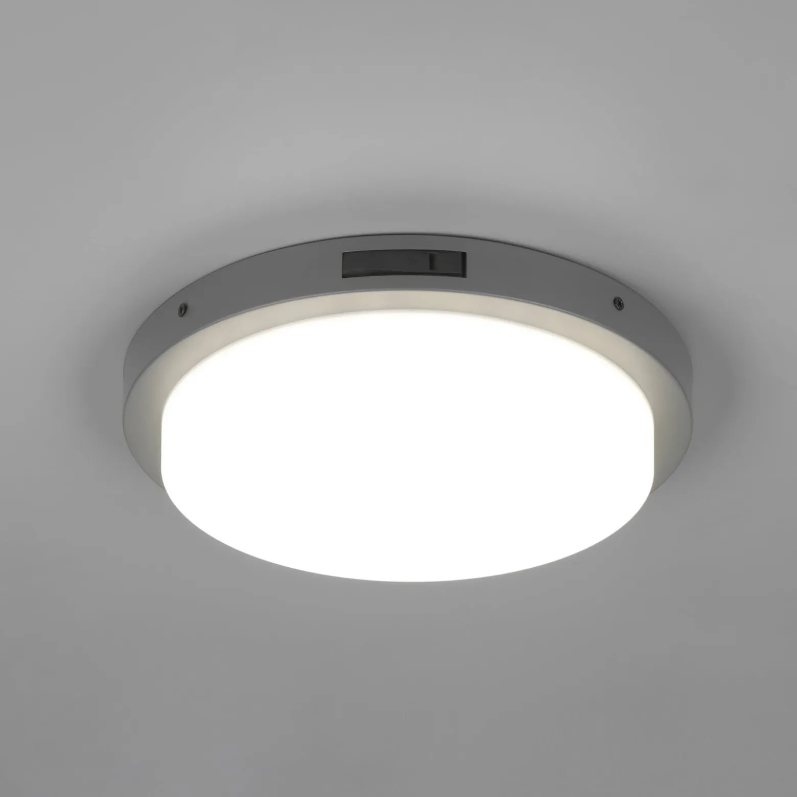 LED-Außenwandleuchte Bermejo, rund, Sensor, CCT, anthrazit