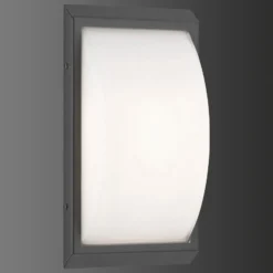 LED-Außenwandleuchte 053, Bewegungsmelder, graphit