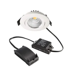 LED-Deckeneinbaustrahler Dione 3.000 K weiß