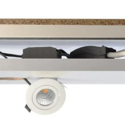 LED-Deckeneinbaustrahler Dione 3.000 K weiß