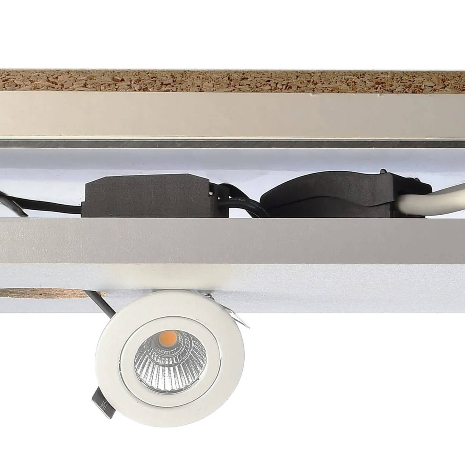 LED-Deckeneinbaustrahler Dione 4.000 K schwarz