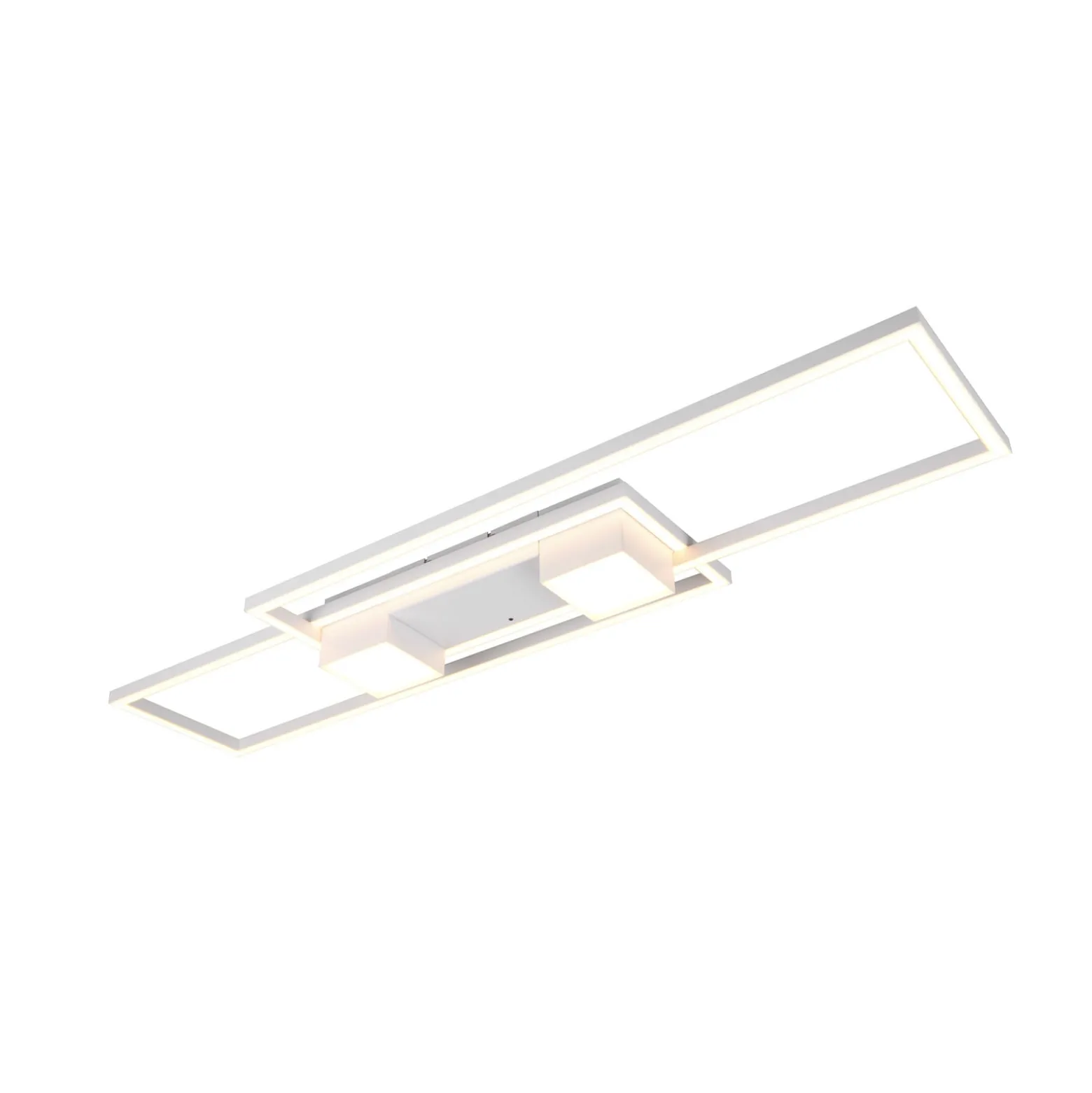 LED-Deckenlampe Albany, weiß, 100 x 28 cm, Alu, CCT, dimmbar