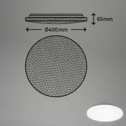 LED-Deckenlampe Case IP44 Sternenhimmel 840 Ø 40cm