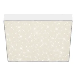 LED-Deckenlampe Flame Star, 840, 28,7x28,7cm, weiß