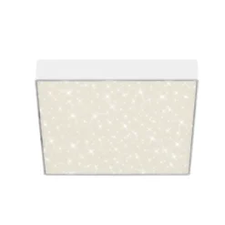 LED-Deckenlampe Flame Star, 21,2 x 21,2 cm weiß
