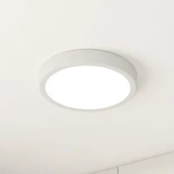 LED-Deckenlampe Fueva 5 IP44 3000K weiß Ø21cm