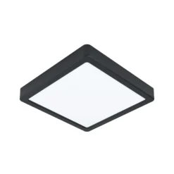 LED-Deckenlampe Fueva 5, IP20 schwarz 21x21cm
