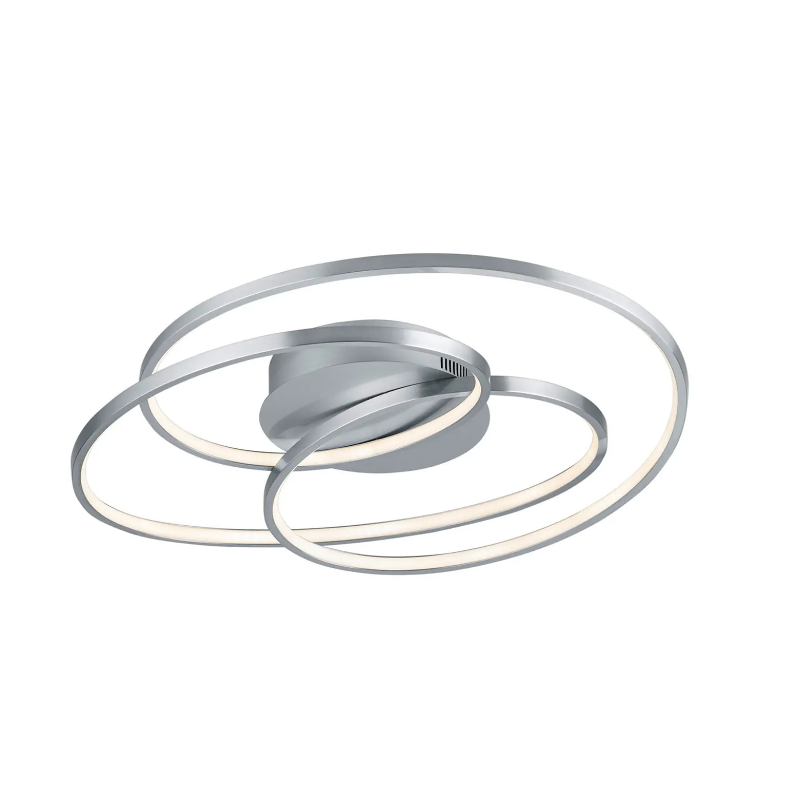 LED-Deckenlampe Gale, 60 cm, nickel matt