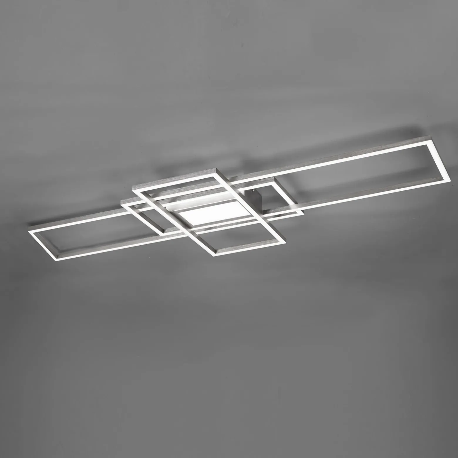 LED-Deckenlampe Irvine 3.000-6.500 K, nickel matt