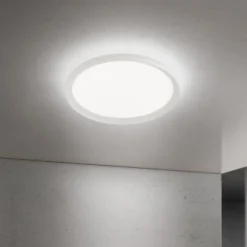 LED-Deckenlampe Kant, Ø 40 cm, weiß, CCT, Metall/Kunststoff