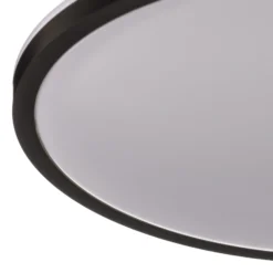 LED-Deckenlampe Lana, Backlighteffekt Ø28 schwarz