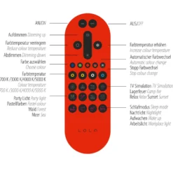 LED-Deckenlampe LOLAsmart Maxi, 82 x 50 cm