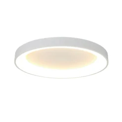 LED-Deckenlampe Niseko II, CCT, Fernbedienung, Ø 78 cm, weiß