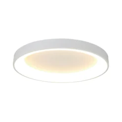 LED-Deckenlampe Niseko II, CCT, Fernbedienung, Ø 65 cm, weiß