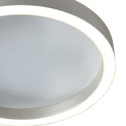 LED-Deckenlampe Ringlux stahlgrau, Ø 30 cm, Metall, 2.700 K