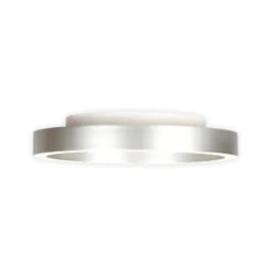 LED-Deckenlampe Ringlux stahlgrau, Ø 30 cm, Metall, 2.700 K