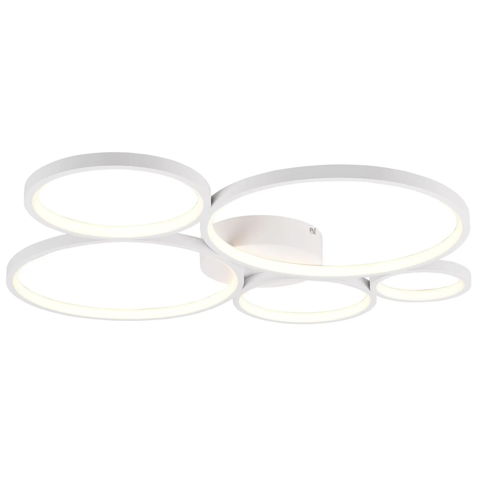 LED-Deckenlampe Rondo, weiß matt