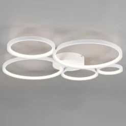 LED-Deckenlampe Rondo, weiß matt