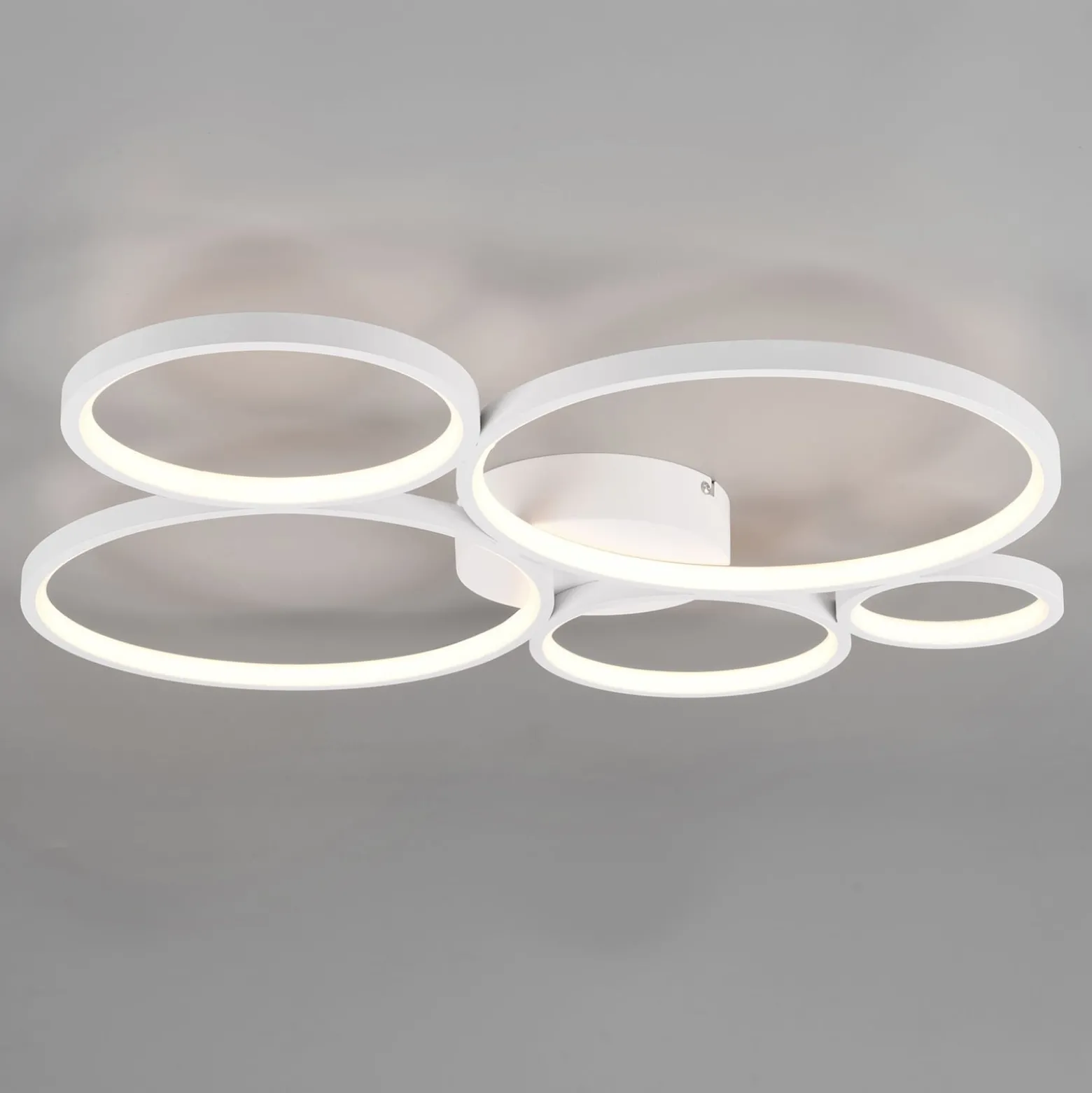 LED-Deckenlampe Rondo, weiß matt