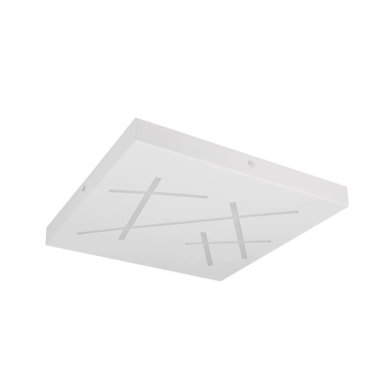LED-Deckenlampe Snip, weiß matt, Länge 50 cm, Metall, CCT