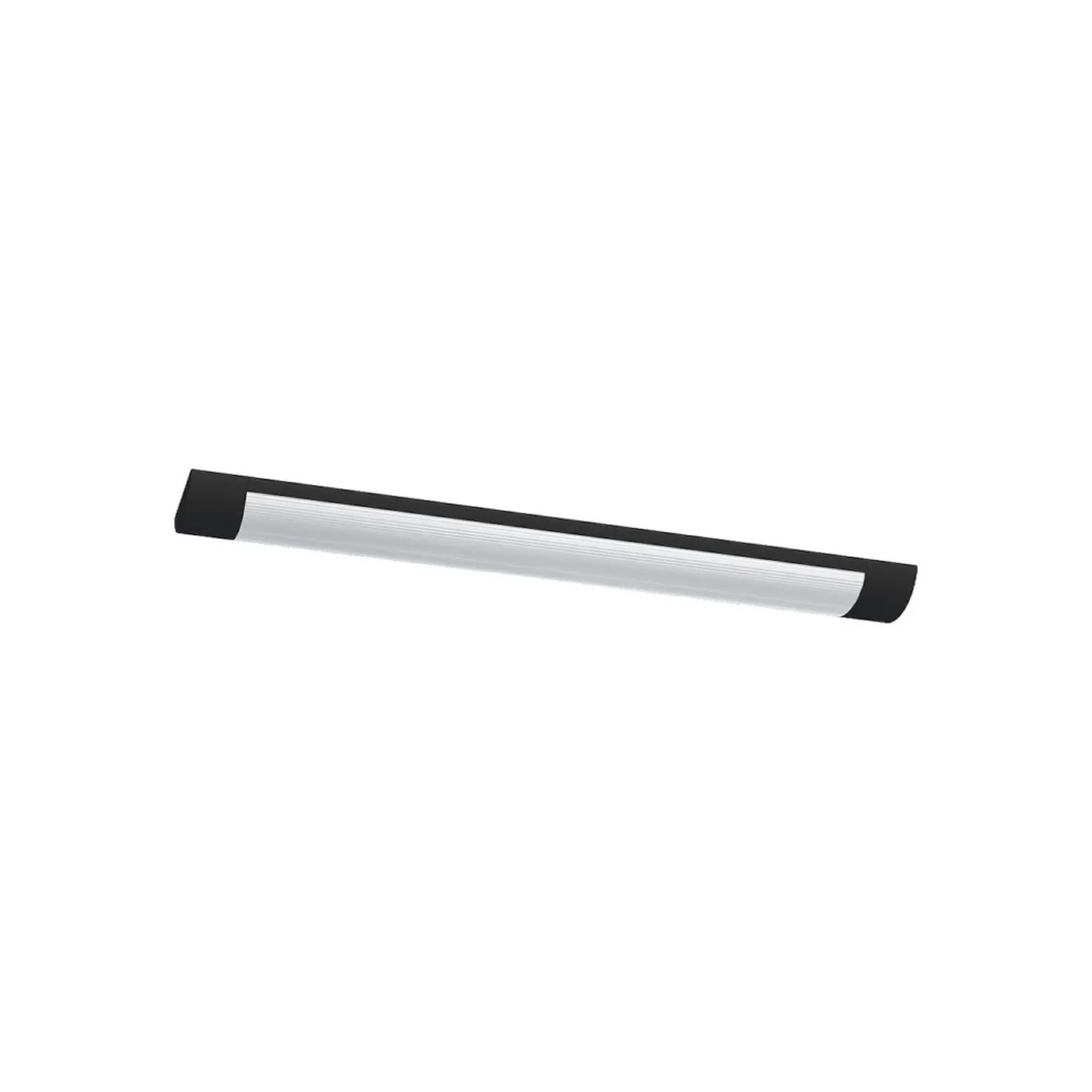 LED-Deckenleuchte Batten, Länge 60 cm, Alu, schwarz, 4.000 K