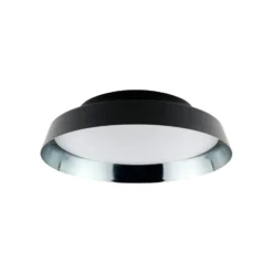 LED-Deckenleuchte Boop! Ø54cm schwarz/blau-grau