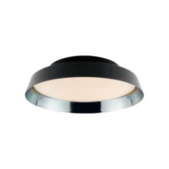 LED-Deckenleuchte Boop! Ø54cm schwarz/blau-grau