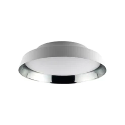 LED-Deckenleuchte Boop! Ø54cm weiß/blau-grau